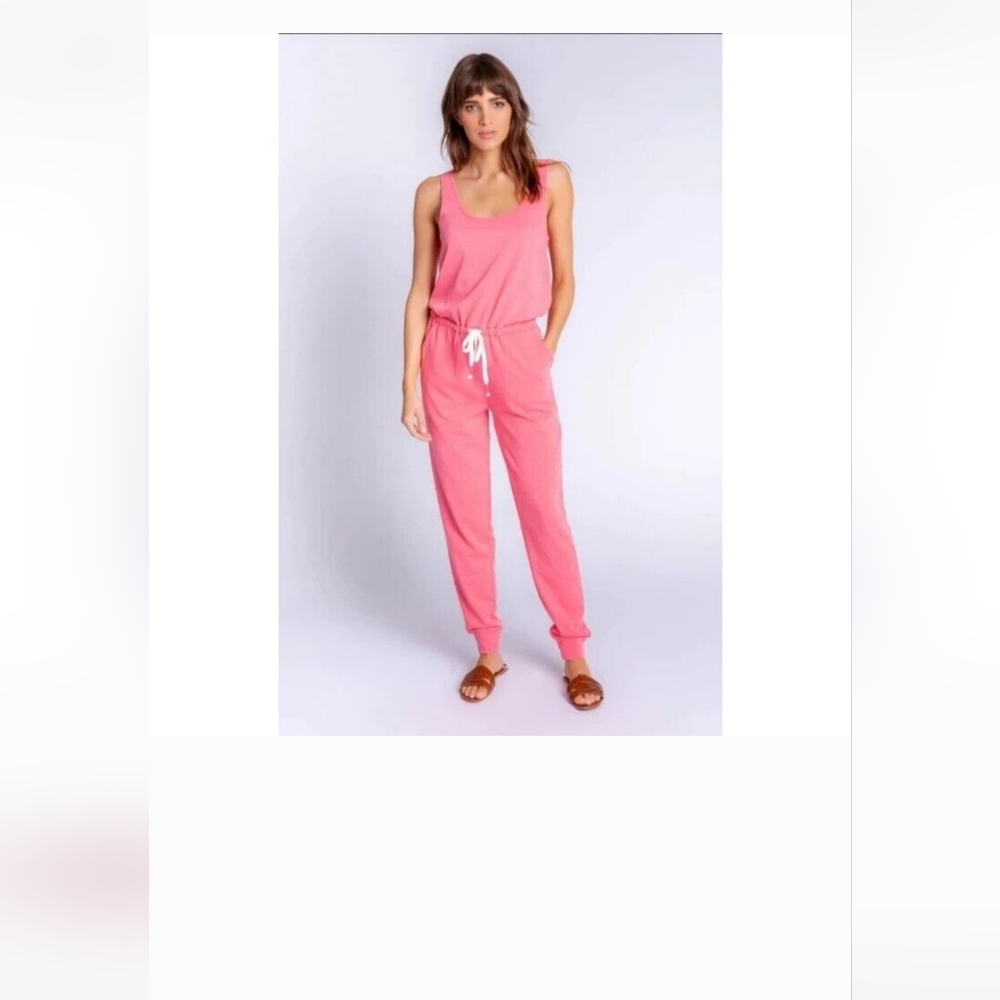 NWOT PJ SALVAGE PINK JUMPSUIT SZ MED